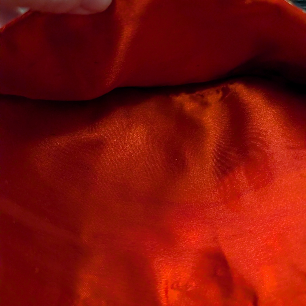 Source Unknown Red And Purple Patchwork Shoulder … - image 4